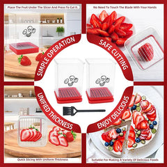 Fruit Speed Cup Slicer With Push Plate Egg Slicer Strawberry Banana Cutter Quickly Making Fruit Vegetable Salad Kitchen Gadget